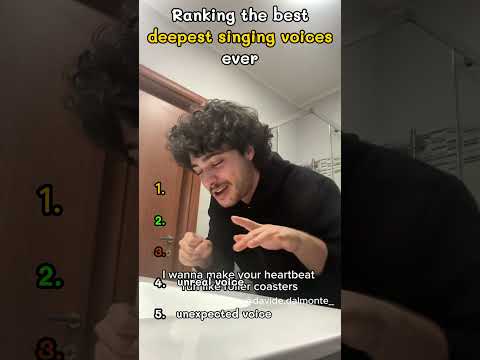 Ranking the best Unbelievably Deep Voice Singing Moments
