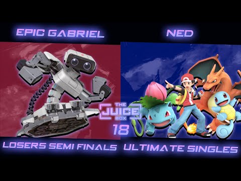 Epic Gabriel vs Ned \\ Losers Semi Final \\ The Juice Box 18 \\ SSBU