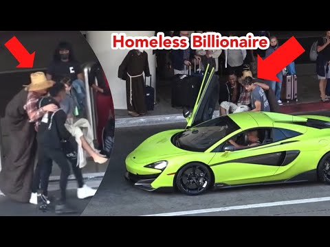 The Homeless Billionaire Prank (Airport Edition)