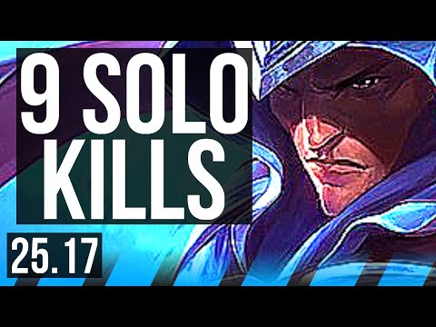 TALON vs YONE (MID) | 9 solo kills, 11/2/9, Godlike | EUW Master | 25.17