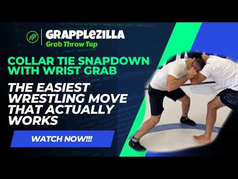 The Easiest Wrestling Move that Actually Works - Collar Tie Snapdown with Wrist Grab