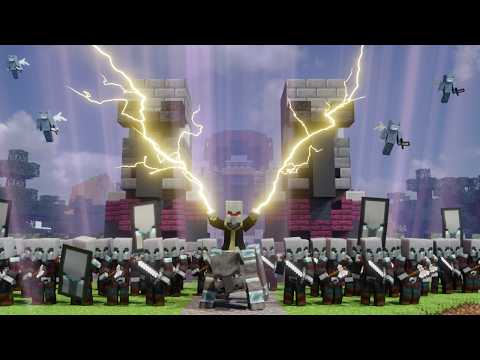 PILLAGER RAID! - Villager VS Pillager: A History |PART 2| (Minecraft Animation)