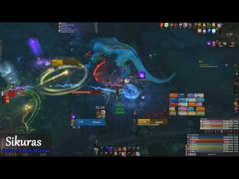 Mementõ mori vs. Guarm Mythic - Enhancement Shaman PoV Rank#1 World Enhancer Dps Kill 1.12
