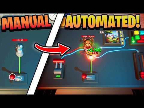 I Built the PERFECT Auto-Click Lab… Then the Boss Bulb Fought Back!