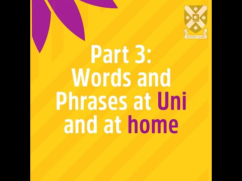 Niue Language Week 2022 | Part 3: Words and Phrases at Uni and Home