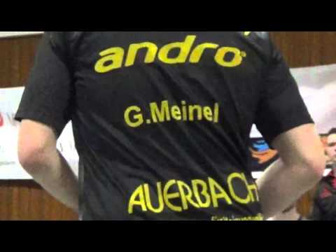 Ehret vs Meinel 2 Effeltrich vs Holzhausen 20151107 Tischtennis Regionalliga 12