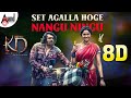 Settagalla 8D Song KD Kannada KVN Mika Singh Prem S Arjun Janya Dhruva Sarja Reeshma