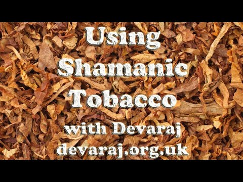 Using Shamanic Tobacco