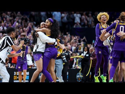 Final seconds and celebration from LSU's first women's basketball title