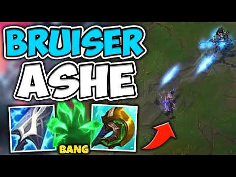 WIN LANE FOR FREE WITH BRUISER ASHE TOP! (ENDLESS SLOWS) - League of Legends