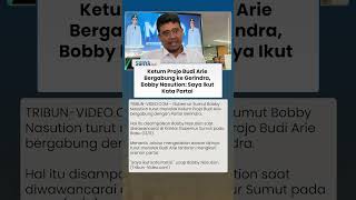 Bobby Nasution Tolak Ketum Projo Budi Arie Gabung Partai Gerindra: Saya Ikut Kata Partai
