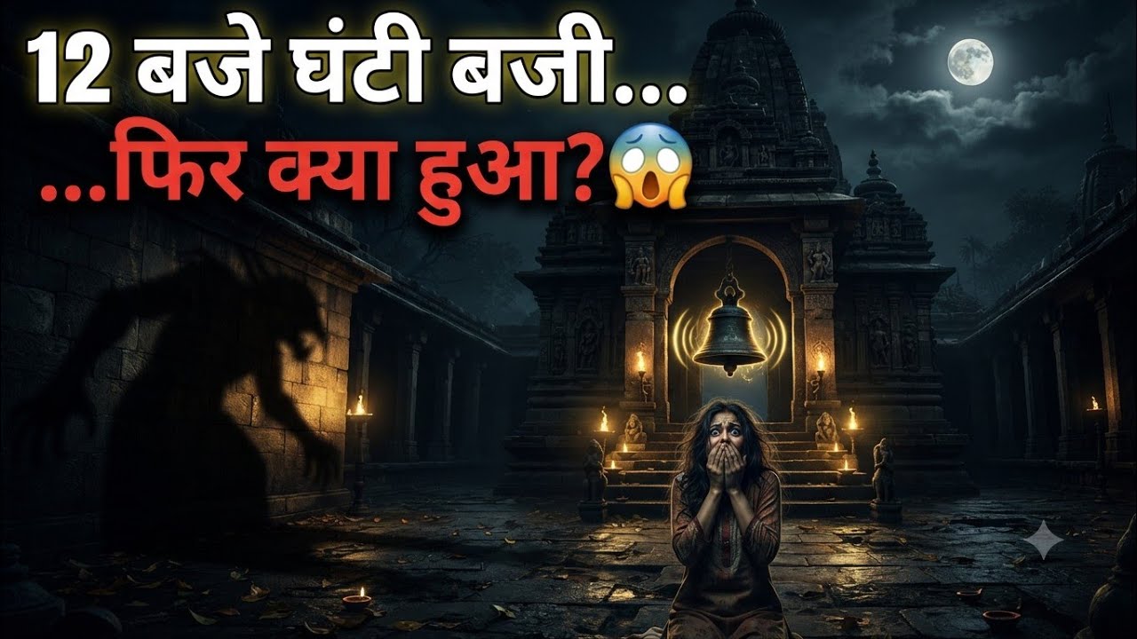 आधी रात को बजी आखिरी घंटी 😱👻 | आखिरी घंटी | Hindi Horror Story | डरावनी कहानी