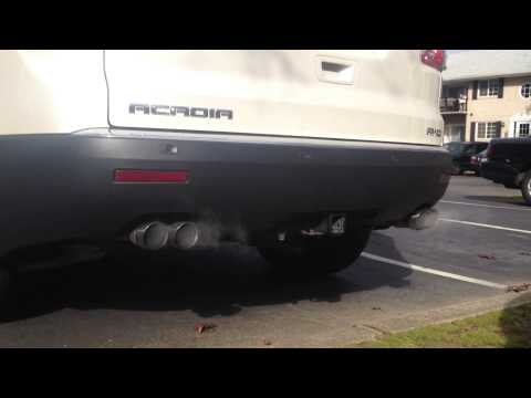 2010 GMC Acadia - Exhaust Mod - Thrush Muffler and resonator delete