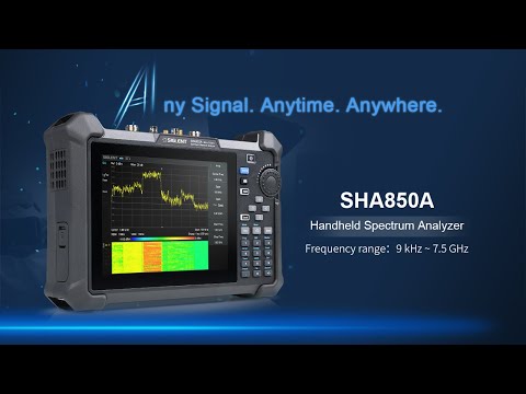 SHA850A Series Handheld Spectrum / Vector Network Analyzer