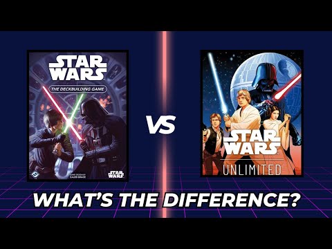 Star Wars Unlimited Vs. Star Wars Deck Building Game