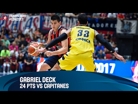 Gabriel Deck 24 PTS vs Capitanes - Grupo C - DIRECTV Liga de las Americas 2017