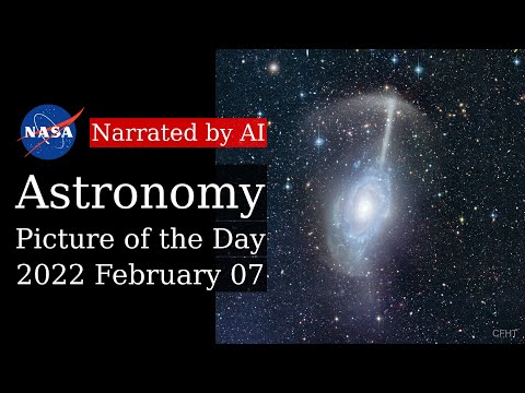 APOD: 2022-02-07 - NGC 4651: The Umbrella Galaxy (Narrated by Emma)