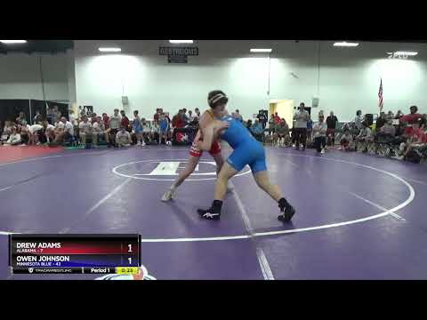 187 Lbs 4th Wrestleback (16 Team) - Drew Adams, Alabama Vs Owen Johnson, Minnesota Blue 04ec