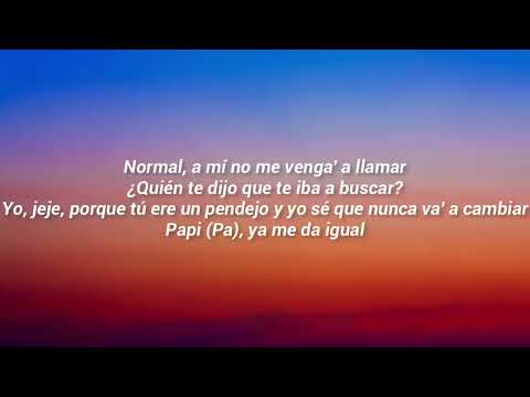 No Te Deseo El Mal Eladio Carrión, Karol G   LETRA