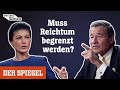 Sahra Wagenknecht, Wolfgang Grupp & Ralf Stegner im Spitzengespräch: Muss Reichtum begrenzt werden?