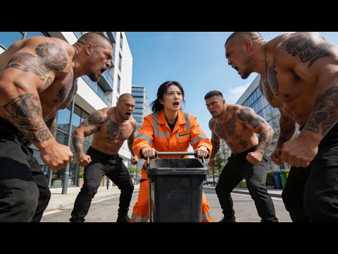 Thugs bully a sanitation worker—unaware she’s a kung fu master, solo KO’s ten bullies!