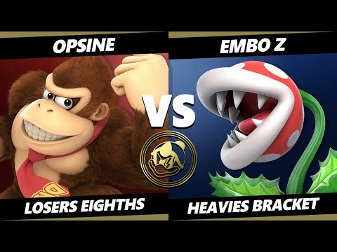 Daddy's Den Top 8 - Opsine (Donkey Kong) Vs. Embo_z (Piranha Plant) Smash Ultimate - SSBU