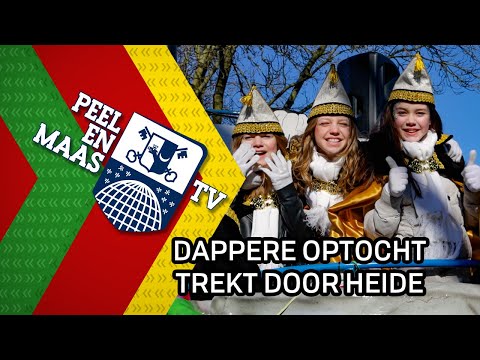Dappere optocht trekt door Heide - 28 februari 2022 - Peel en Maas TV Venray