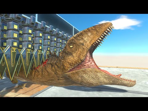 Mega Punch into Spikes - Animal Revolt Battle Simulator