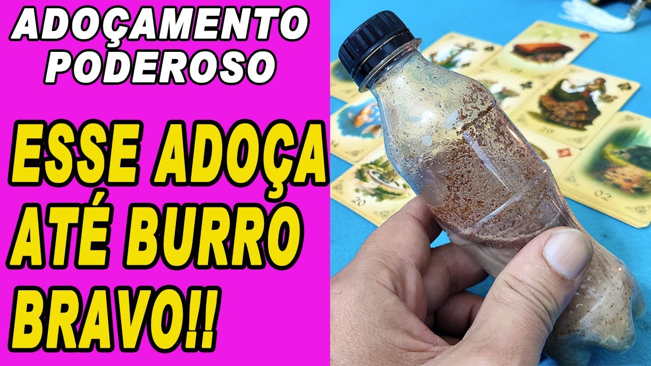 🟢 ADOÇAMENTO PODEROSO! ADOÇA ATÉ BURRO BRAVO MUITO RÁPIDO!! ELE FICA GRUDADO EM VOCÊ!