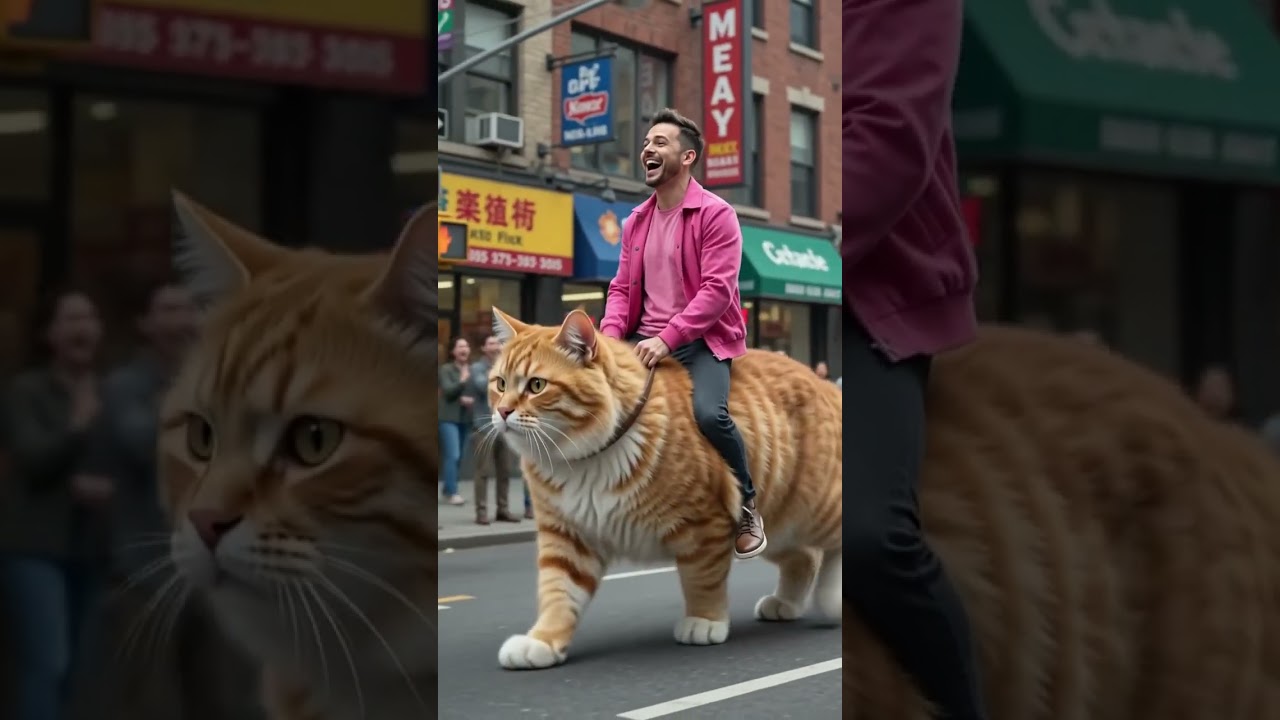 Cat ride 😹#trending #funny #viral #comedy #love #ytshorts #youtubeshorts #viralvideo #youtubeshorts