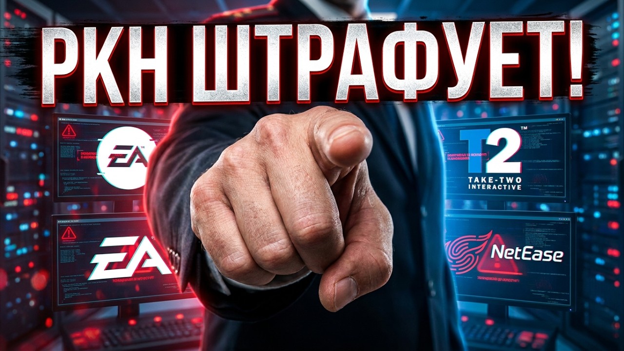 РКН против Игр: Массовые штрафы для издателей игр и подготовка к блокировке! 