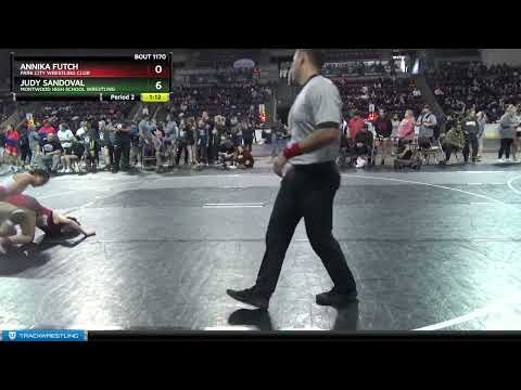 106 Lbs Cons. Round 1 - Annika Futch, Park City Wrestling Club Vs Judy Sandoval, Montwood High Sch