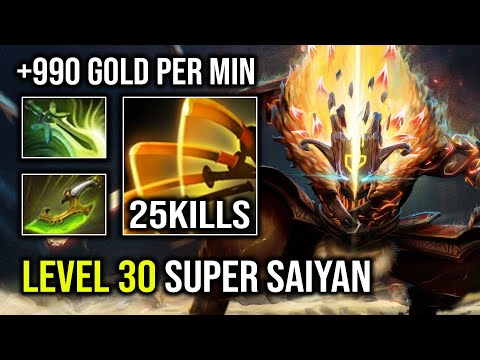 LEVEL 30 Super Saiyan Blade Master Juggernaut Brutal Omnislash Late Game Carry Dota 2