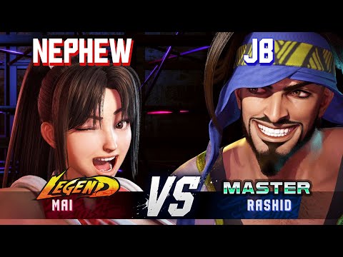 SF6 ▰ NEPHEW (Mai) vs JB (Rashid) ▰ High Level Gameplay