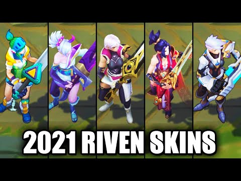 All Riven Skins Spotlight 2021 (League of Legends)