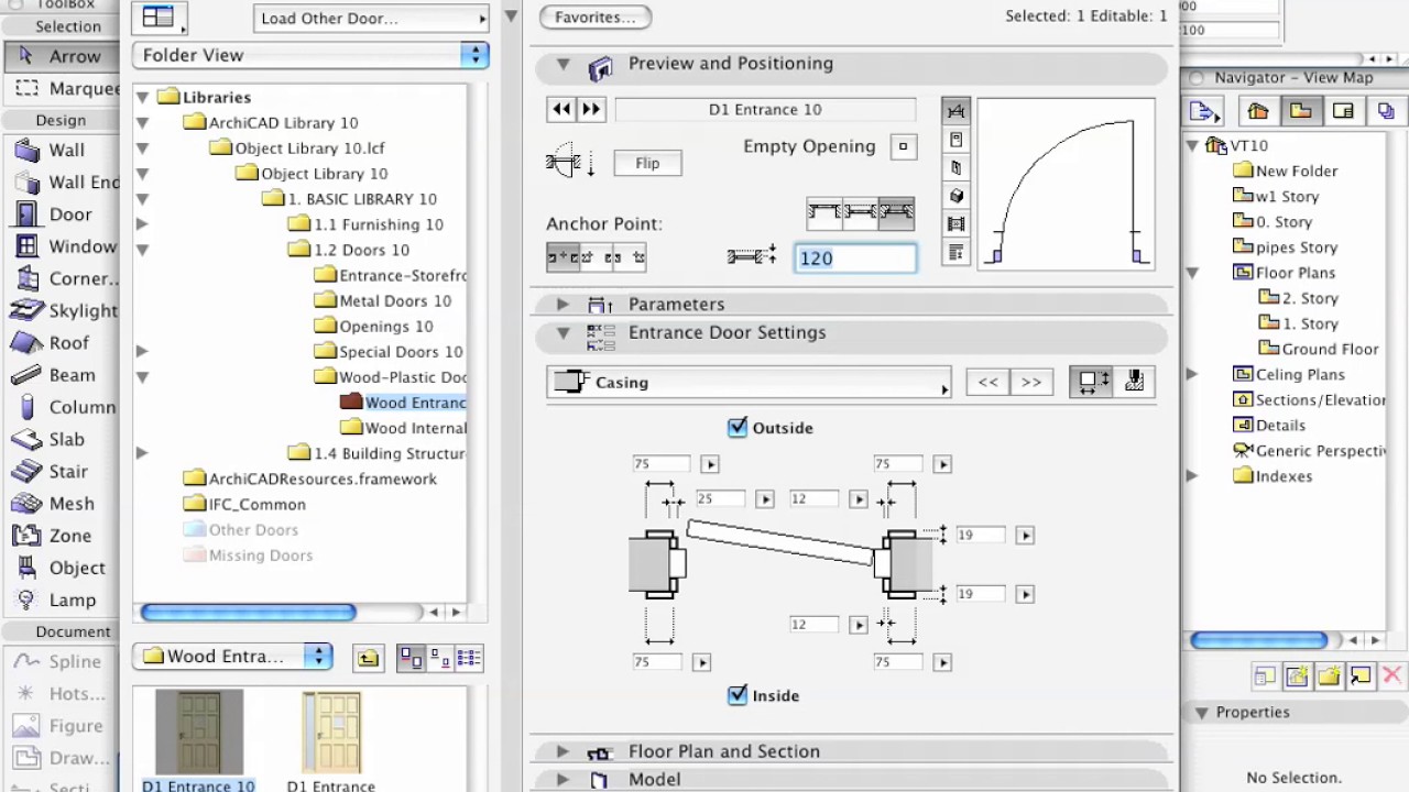 TUTORIAL ARCHICAD - Doors Custom