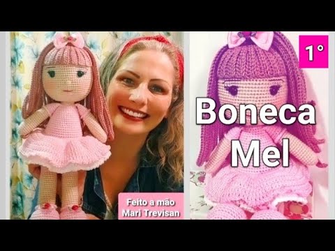 Boneca Mel - Amigurumi Passo a Passo 1/4