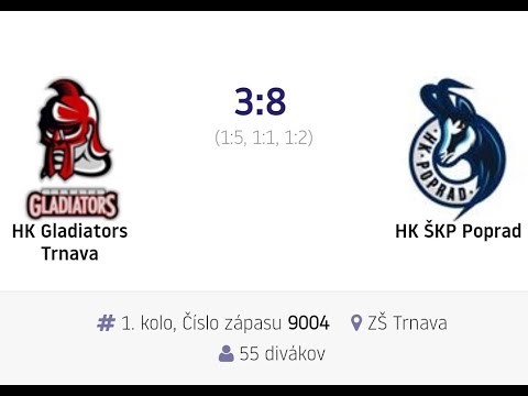 LIGA KADETOV 2017/2018  - 1.kolo - Trnava - Poprad