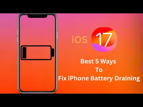 5 Hacks To Fix iPhone Battery Drain | iOS 17 Battery Saving Tips. #iphone #tipsandtricks #ios17
