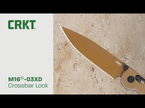 M16-03XD Нож CRKT M16® Crossbar Lock Desert Tan - фото 1 - id-p3138747551