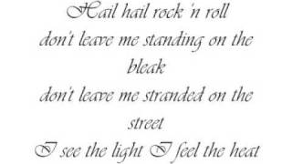 Garland Jeffreys Hail Hail Rock &#39;N Roll lyrics