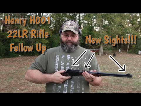 Henry H001 Follow-Up with New Sights