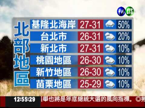 2012.04.11 華視午間氣象 謝安安主播