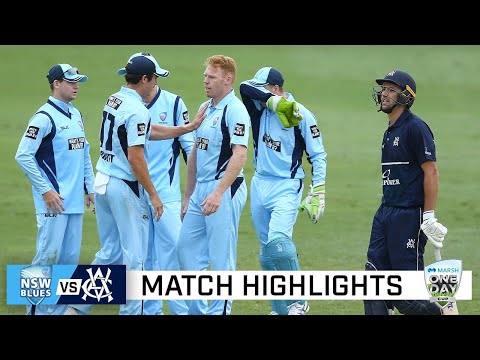 Smith, Cummins fire as NSW give the Vics the Blues | Marsh Cup 2020-21