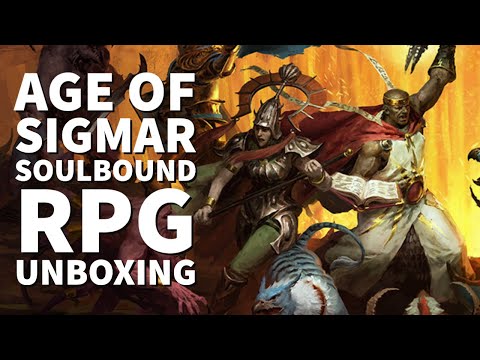 Age of Sigmar:Soulbound RPG Unboxing