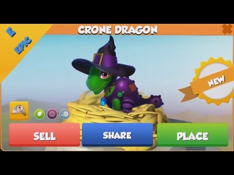 ❤  EPIC CRONE dragon hatched. How to get CRONE dragon. Dragon Mania Legends.