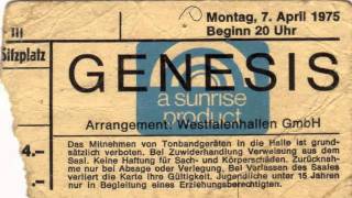 Genesis Live 1975 Dortmund "The Waiting Room"