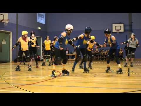 GRD Maiden Grrders v Stockholm Roller Derby B: Jams 1,2 Period 2