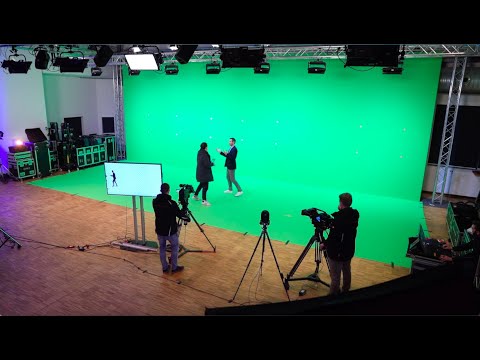 Streaming Studio München h+s veranstaltungen Greenscreen Gaszählerwerkstatt