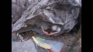 Video thumbnail of Anchor's punch, 8a. Chironico